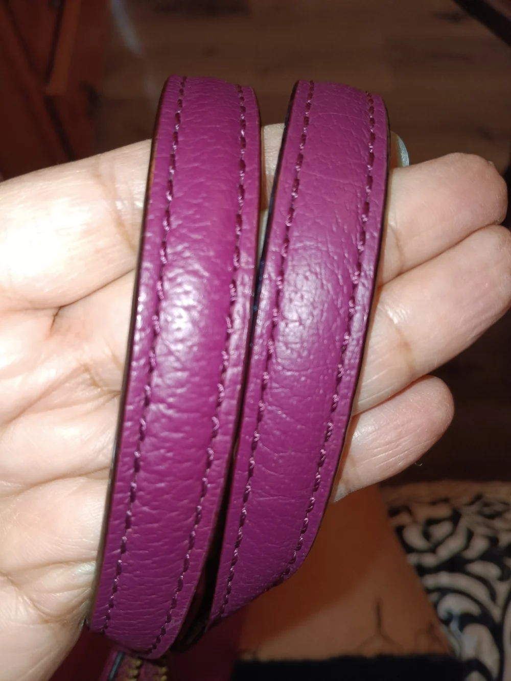 kate spade Preloved burgundy bow satchel